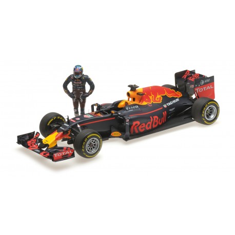 Red Bull Tag Heuer RB12 F1 Autriche 2016 Daniel Ricciardo Avec figurine Minichamps 117160603