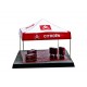Diorama Stand Citroen Racing WRC rouge et blanc Promocar PRO10183
