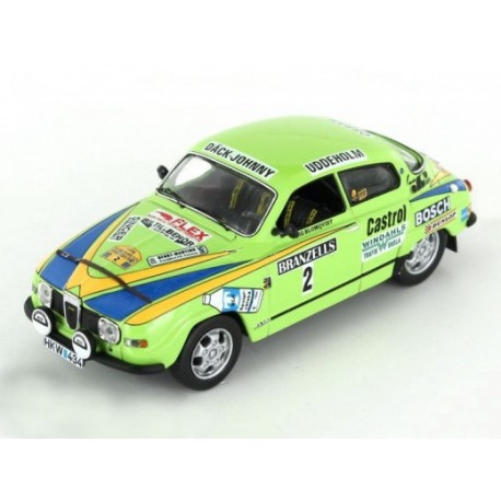 Saab 96 V4 2 Rallye de Suède 1976 Blomqvist Sylva Tecnomodel TM1880E