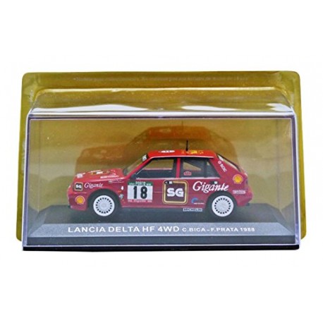 Lancia Delta HF 4 WD 18 Rallye du Portugal 1988 Bica Prata Promocar PRO10218