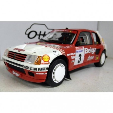 Peugeot 205 T16 3 Rallye d'Ypres 1985 Darniche Mahé Ottomobile OT647