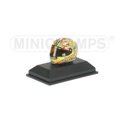 Casque 1/8 AGV Valentino Rossi Moto GP Valencia 2003 Minichamps 397030086