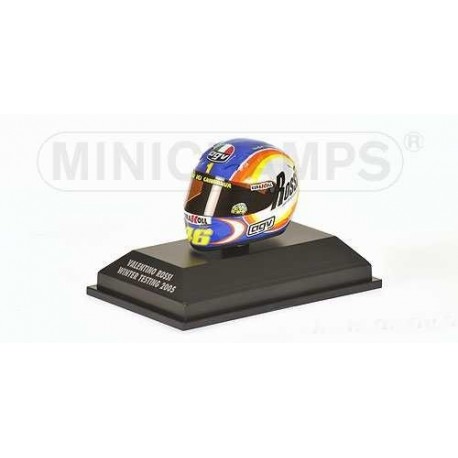 Casque 1/8 AGV Valentino Rossi Moto GP Essais 2005 Minichamps 397050099