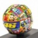 Casque 1/8 AGV Valentino Rossi Moto GP Laguna Seca 2010 Minichamps 398100096