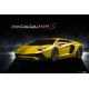 Lamborghini Aventador S Roadster New Giallo Orion Looksmart LS482E