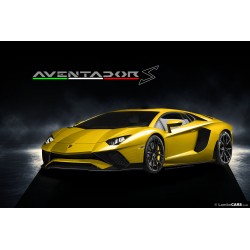 Lamborghini Aventador S Roadster New Giallo Orion Looksmart LS482E