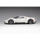 Ford GT Frozen White with Lightning Blue Stripe Truescale TS0093