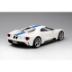 Ford GT Frozen White with Lightning Blue Stripe Truescale TS0093