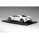 Ford GT Frozen White with Lightning Blue Stripe Truescale TS0093