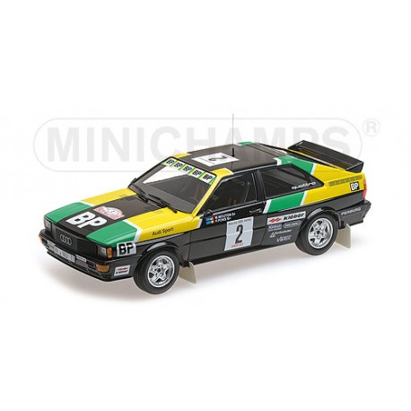 Audi Quattro 2 Rallye des 1000 pistes 1981 Minichamps 155811122