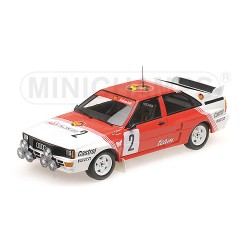 Audi Quattro A2 2 Boucles de Spa 1985 Minichamps 155851102