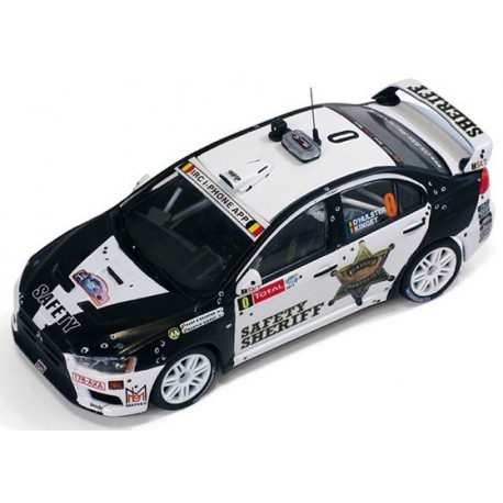 Mitsubishi Lancer Evo X 0 Rallye dYpres 2011 IXO RAM533