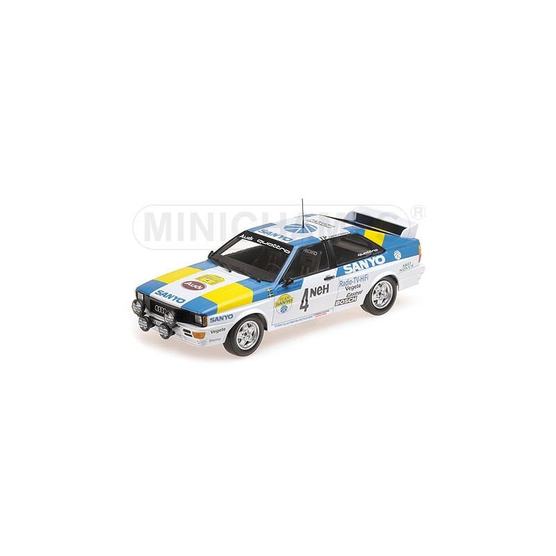 AUDI SPORT QUATTRO RALLYE DE SUEDE 1985 WALTER ROHRL TROFEU LIMITEE A 150 EX