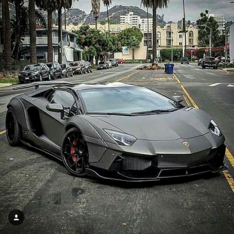 LB Lamborghini Aventador Matte Grey GT Spirit GTS18502MG