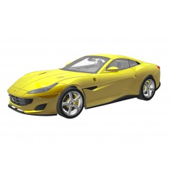 Ferrari Portofino Closed Roof Giallo Modena 2017 BBR BBRP18157D