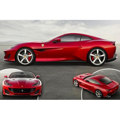 Ferrari Portofino Closed Roof Rosso Portofino 2017 BBR BBRC209A
