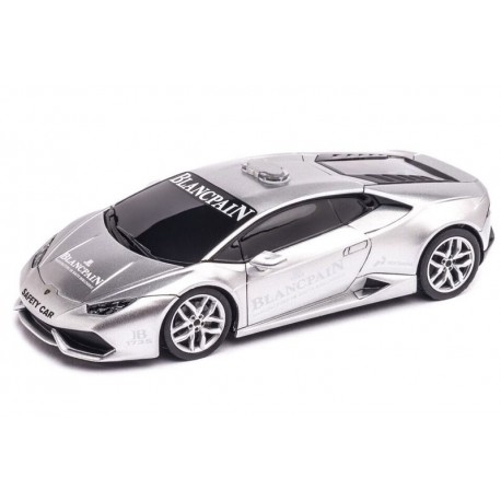 Lamborghini LP610-4 Safety Car 2017 On Blue Leather Vase Looksmart LS18SC