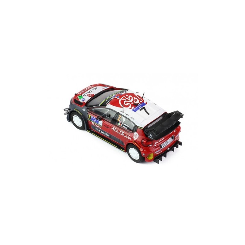 Citroën C3 WRC #7 Winner Rallye Mexique 2017 K. Meeke 1/18 Ixo Altaya - Collection