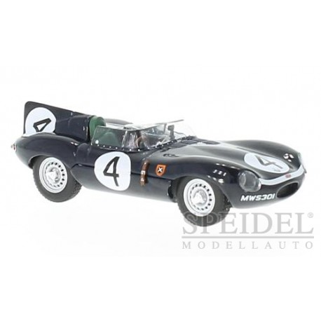 Jaguar D-Type 4 Victoire 24 Heures du Mans 1956 IXO LM1956