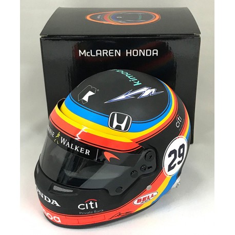 Casque 1/2 Fernando Alonso F1 2017 Bell