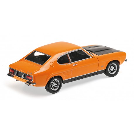 Ford Capri RS 2600 (LHD) Orange et noire 1970 Minichamps 150089077