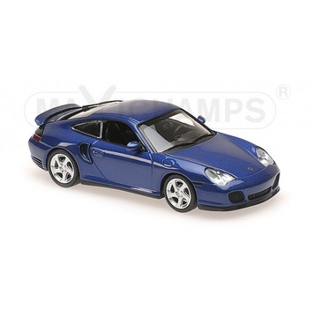 Porsche 911 Turbo (996) Blue Metallic 1999 Minichamps 940069301