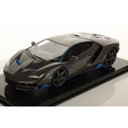 Lamborghini Centenario Shiny Carbon Fibre With Blue Nethuns Accents 2016 Looksmart LS1208SE9