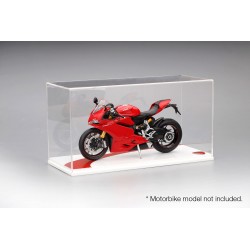 Boitier Showcase 1/12 Ducati Blanc Type I Truescale TSMAC006