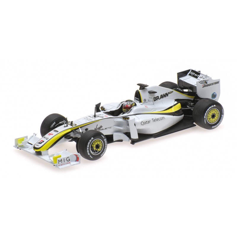 Formule 1 BRAWN GP 01 Jenson Button 2009 - 1:24 Diecast F1 voiture