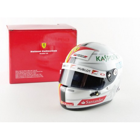 Casque 1/2 Sebastian Vettel F1 2016 Arai 70240016 - Miniatures Autos Motos