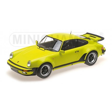 Porsche 911 Turbo Acid Green 1977 Minichamps 125066121 1/12