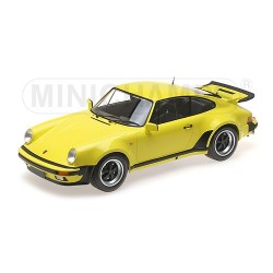 Porsche 911 Turbo Light Yellow 1977 Minichamps 125066108 1/12