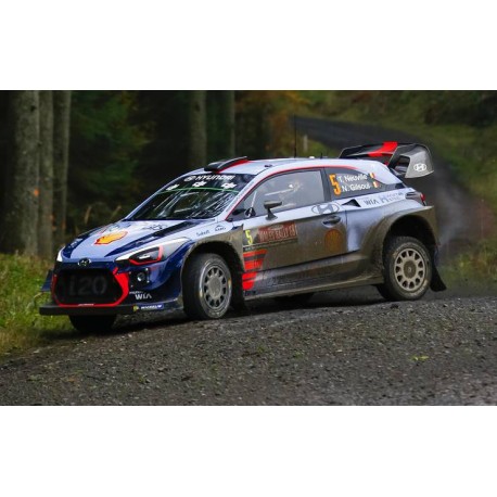 Hyundai i20 WRC RAC Rally 2017 Avec Decals Neuville Mikkelsen IXO RAM645C