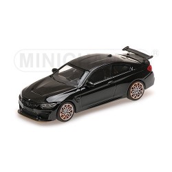 BMW M4 GTS 2016 Noire avec jantes oranges Minichamps 410025222