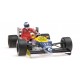 Williams Honda FW11 F1 Allemagne 1986 Keke Rosberg riding on Nelson Piquet Minichamps 117860106
