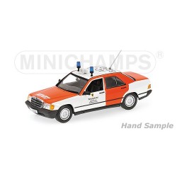 Mercedes Benz 190E W201 1982 Feuerwehr Aachen Minichamps 155037091