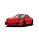 Porsche 911 Type 991/2 Targa 4 GTS 2017 Red Minichamps 410067340