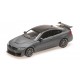 BMW M4 GTS 2016 Matt Grey with Grey wheels Minichamps 410025225
