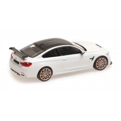 BMW M4 GTS 2016 White with Orange wheels Minichamps 410025226