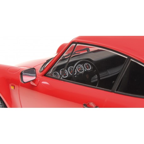 Porsche 911 Turbo 1977 Strawberry Red Minichamps 125066115
