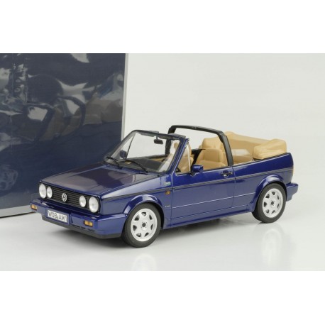 Volkswagen Golf 1 Cabriolet Classic Line Bleue Metal 1992 Norev 188432