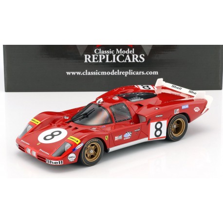 Ferrari 512 S Long Tail 8 24 Heures du Mans 1970 Merzario Regazzoni CMR CMR027