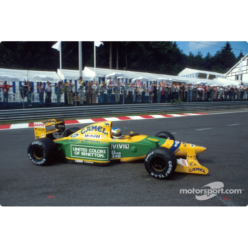 Exceptionnel : 1/87 Paul's Model Art BENETTON FORD B192 Grand Prix F1 de Belgique SPA Francorchamps - Collection