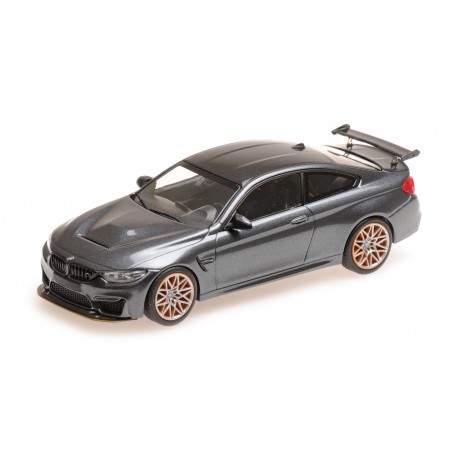 BMW M4 GTS 2016 Grey Metallic with Orange wheels Minichamps 410025228