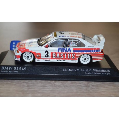 BMW 318 IS 3 24 Heures de Spa-Francorchamps 1994 Minichamps 434942403
