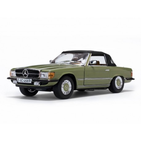 Mercedes 350 SL Cabriolet Verte 1977 Sunstar SUN4669