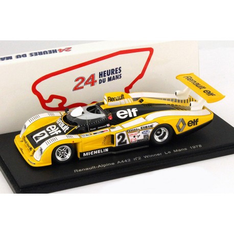 Renault Alpine A422 2 Winner 24 Heures du Mans 1978 Spark S43LM78