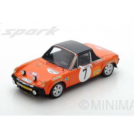 Porsche 914/6 7 Rallye Monte Carlo 1971 Waldegard Thorszelius Spark S5582