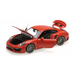 Porsche 911 Turbo S 2016 Orange Minichamps 110067120