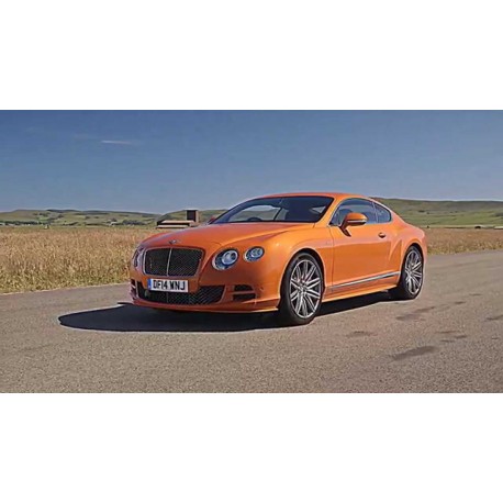 Bentley Continental GT V8 S Black Edition Orange Flame Almost Real ALM430703